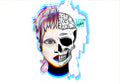 IZZY REIGN HALF DECAYED STICKER